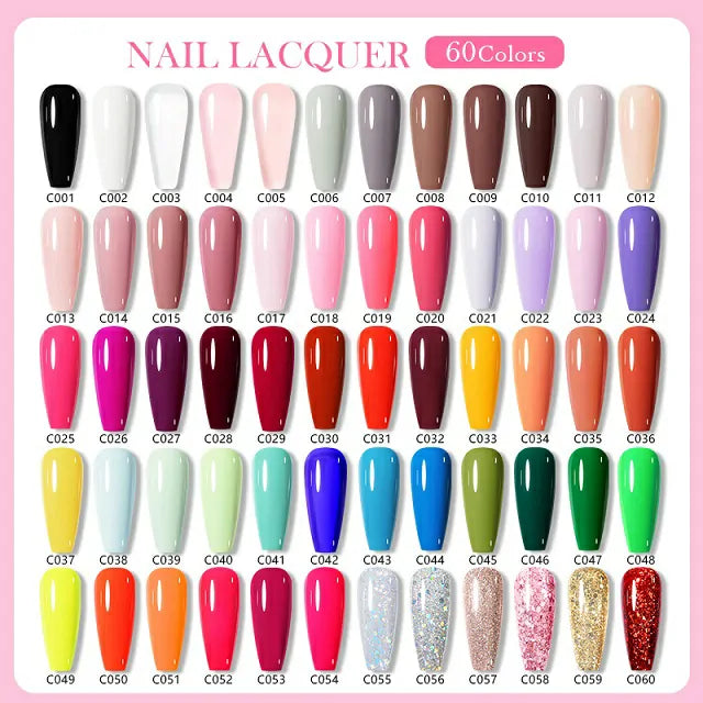 Born Pretty Nail Lacquer (15ml) Gold Chunky Glitter