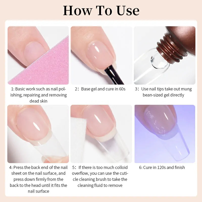 Born Pretty Nail Tips Gel (15gm)