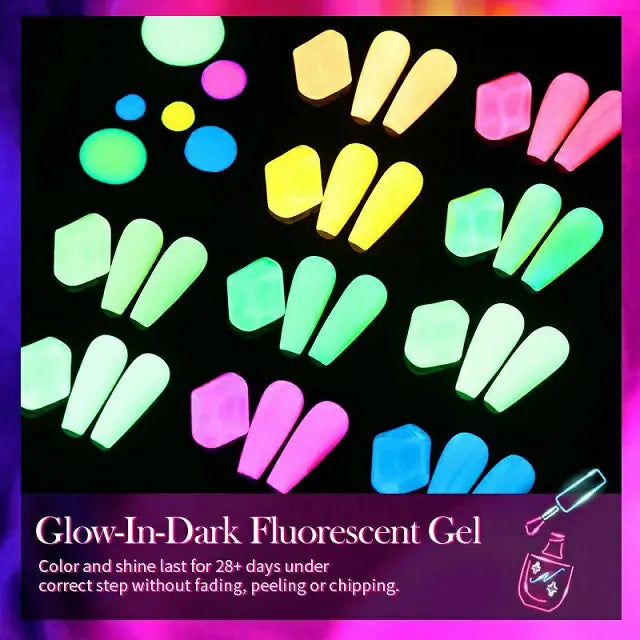 Born Pretty Neon Luminous Glow In The Dark Gel Nail Polish (7ml)