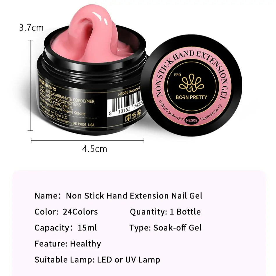 Born Pretty Non Stick Hand Extension Nail Gel NEG10 (15ml)