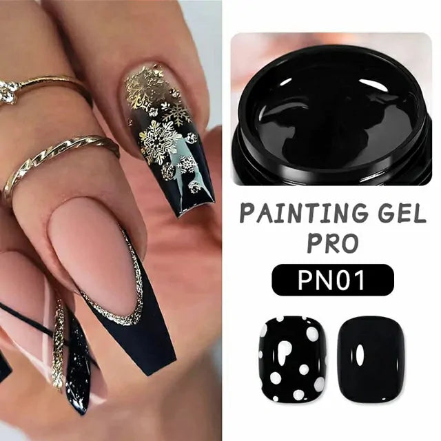 Born Pretty PRO Painting Nail Gel Black (5ml)