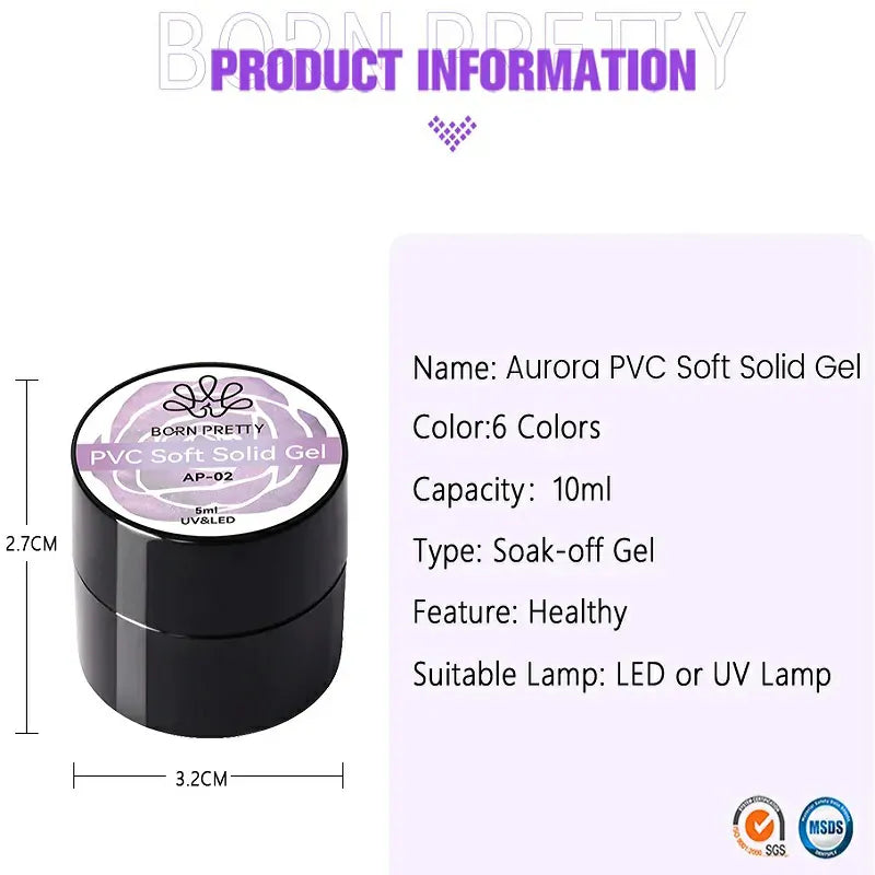 Born Pretty PVC Soft Solid Gel (5ml)