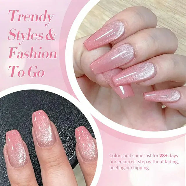 Born Pretty Pink Cat Magnetic Gel Polish - Myrtle MY40 (10ml)