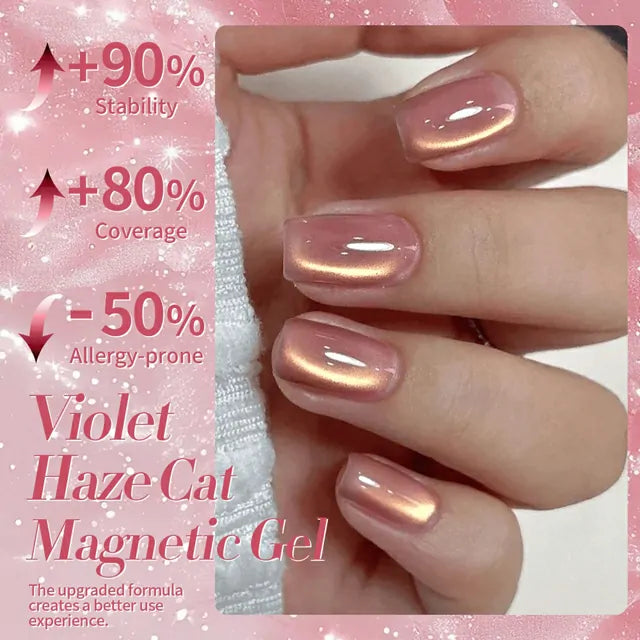 Born Pretty Pink Cat Magnetic Gel Polish Violet Haze MY45 (10ml)