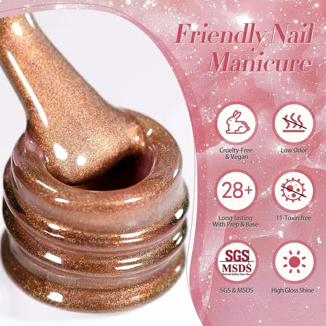 Born Pretty Pink Cat Magnetic Gel Polish Violet Haze MY45 (10ml)