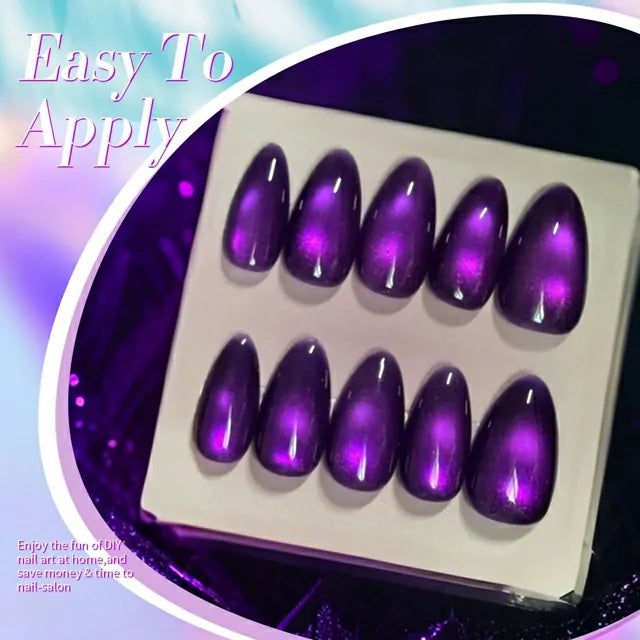 Born Pretty Purple Cat Magnetic Gel Polish Blackish Purple MY43 (10ml)