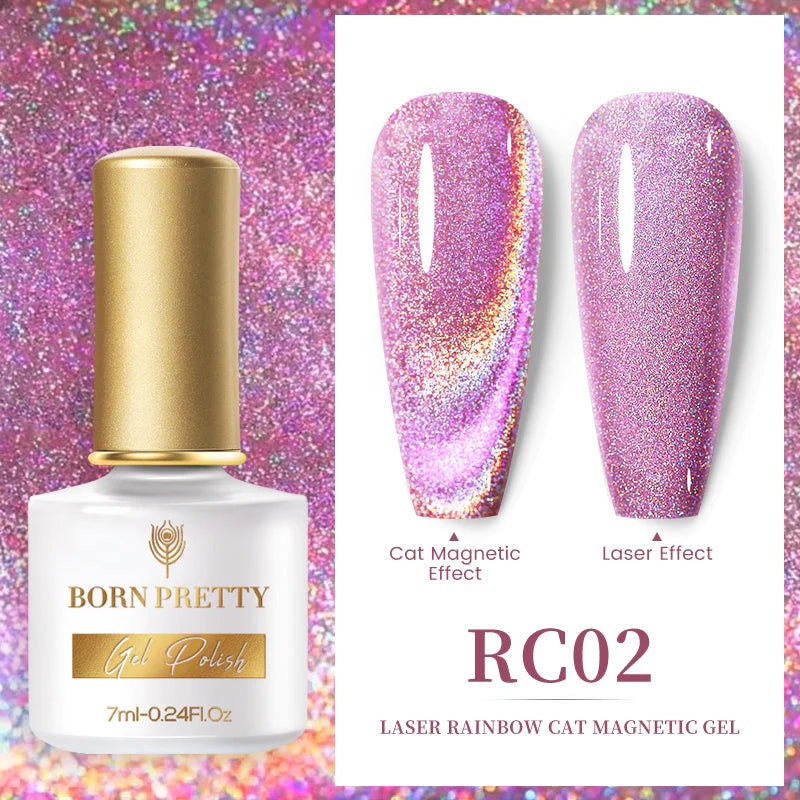Born Pretty Rainbow Cat Magnetic Gel Polish RC02 (7ml)