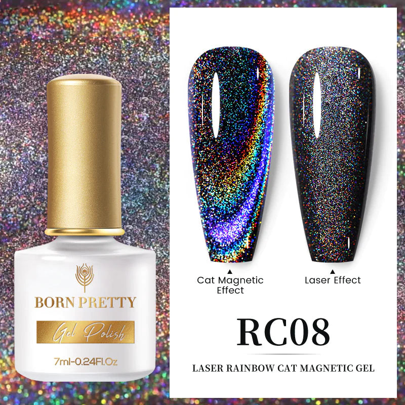 Born Pretty Rainbow Cat Magnetic Gel Polish RC08 (7ml)
