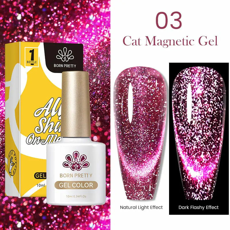Born Pretty Reflective Cat Magnetic Gel Nail Polish 03 (10ml)