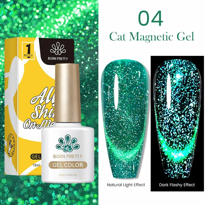 Born Pretty Reflective Cat Magnetic Gel Nail Polish 04 (10ml)