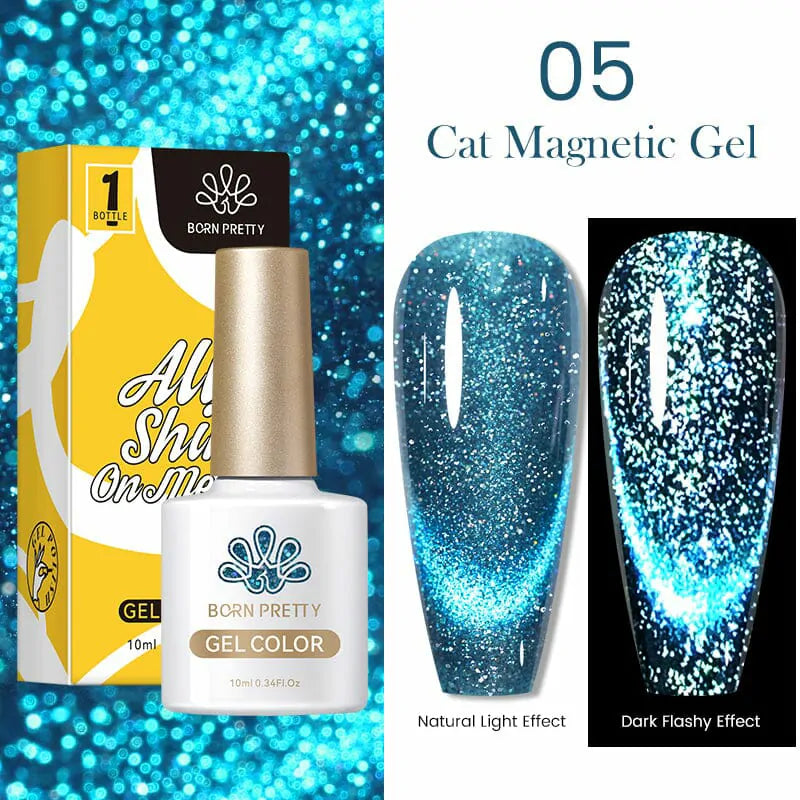 Born Pretty Reflective Cat Magnetic Gel Nail Polish 05 (10ml)