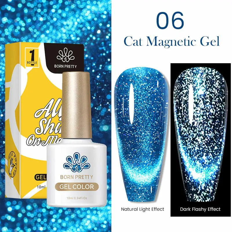 Born Pretty Reflective Cat Magnetic Gel Nail Polish 06 (10ml)