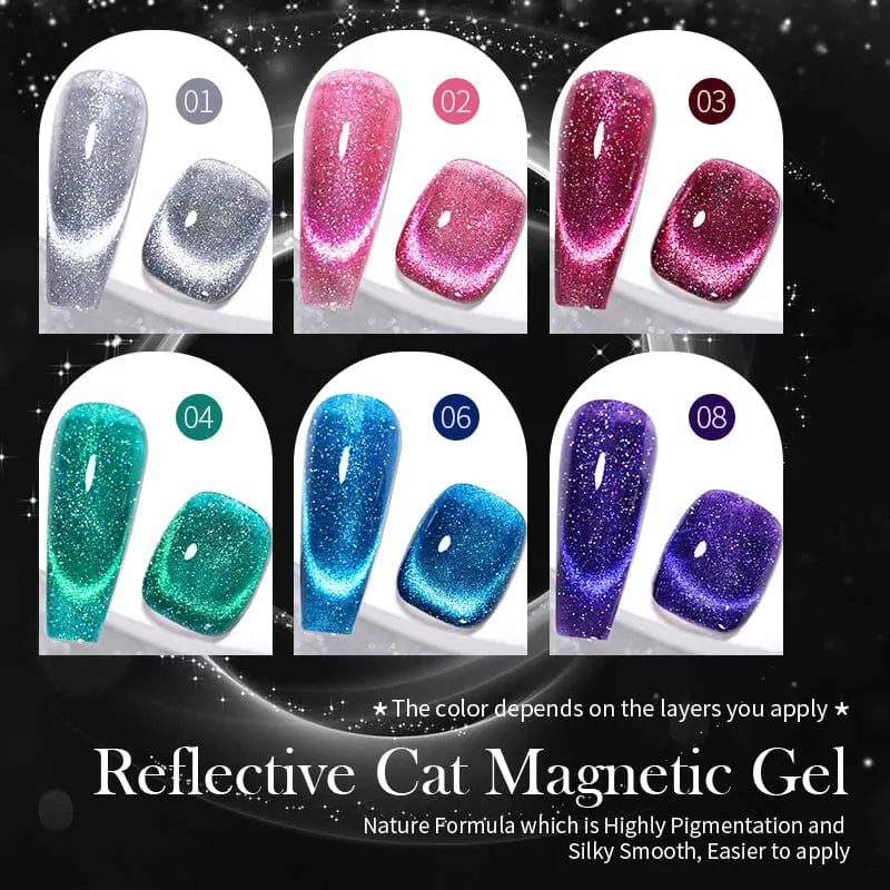 Born Pretty Reflective Cat Magnetic Gel Nail Polish 08 (10ml)