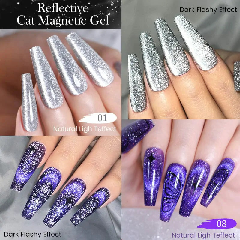Born Pretty Reflective Cat Magnetic Gel Nail Polish 08 (10ml)