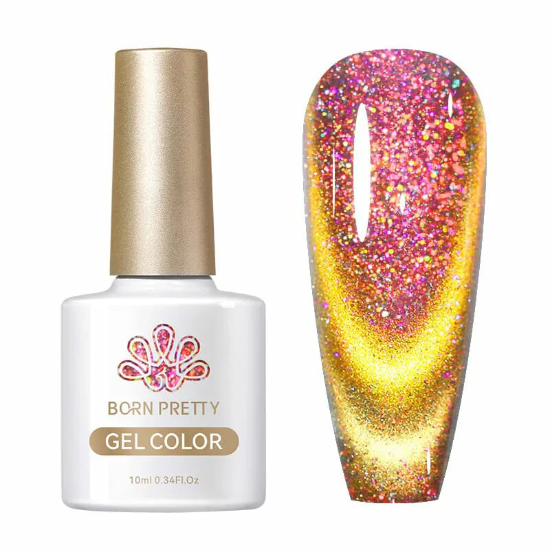 Born Pretty Reflective Glass Cat Magnetic Gel Polish RG04 (10ml)