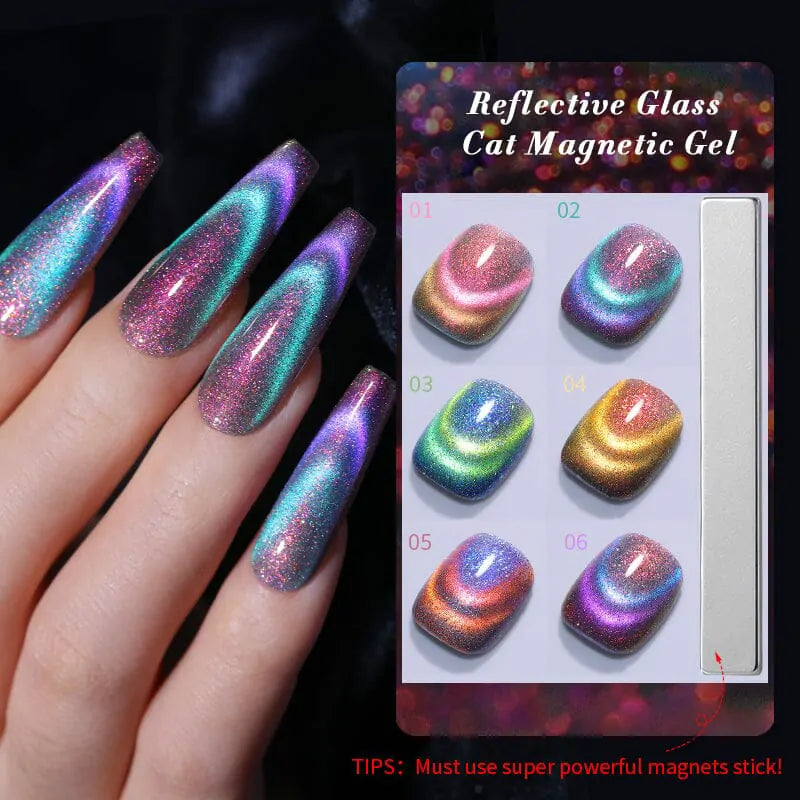 Born Pretty Reflective Glass Cat Magnetic Gel Polish RG06 (10ml)