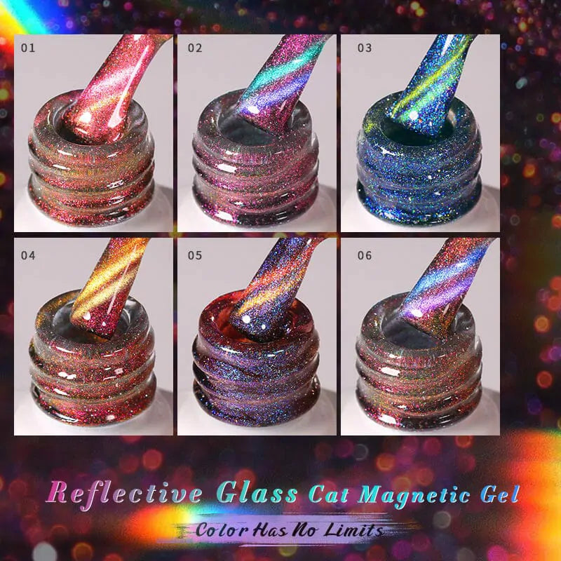 Born Pretty Reflective Glass Cat Magnetic Gel Polish RG06 (10ml)