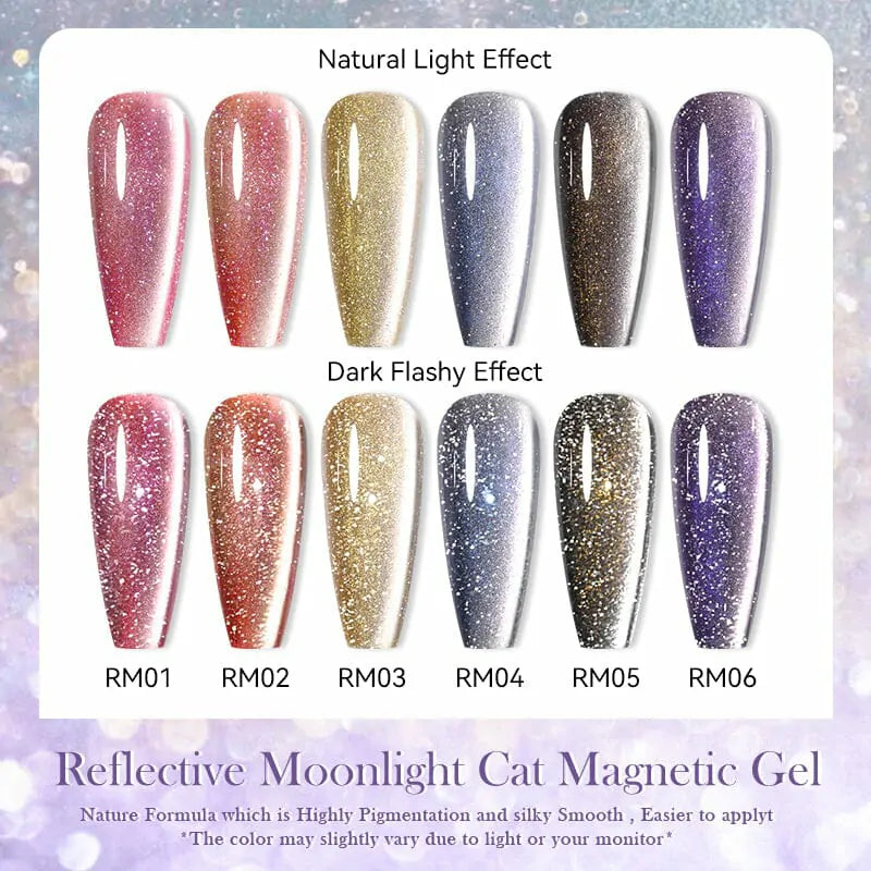 Born Pretty Reflective Moonlight Cat Magnetic Gel Polish RM06 (10ml)