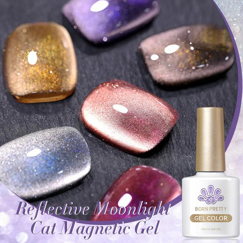 Born Pretty Reflective Moonlight Cat Magnetic Gel Polish RM06 (10ml)
