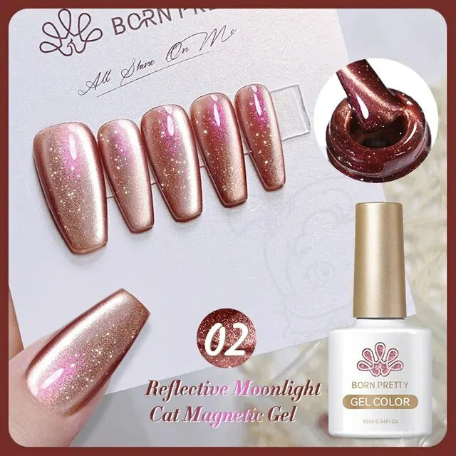 Born Pretty Reflective Moonlight Cat Magnetic Gel Polish RM02 (10ml)