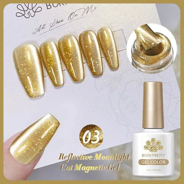 Born Pretty Reflective Moonlight Cat Magnetic Gel Polish RM03 (10ml)
