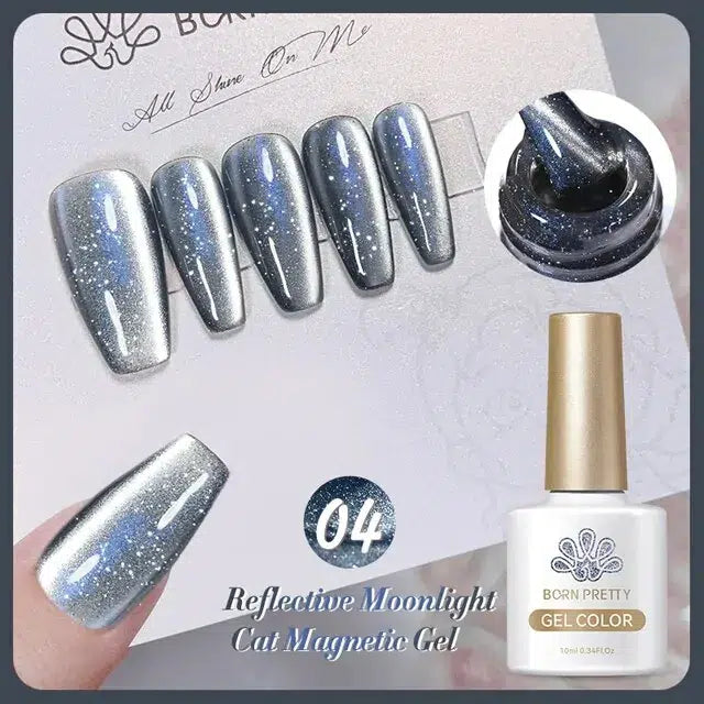 Born Pretty Reflective Moonlight Cat Magnetic Gel Polish RM04 (10ml)