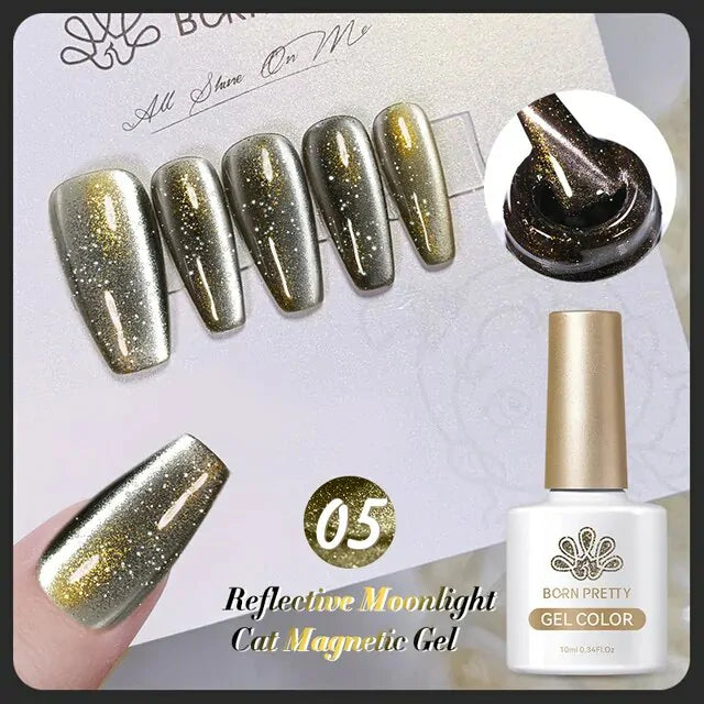 Born Pretty Reflective Moonlight Cat Magnetic Gel Polish RM05 (10ml)