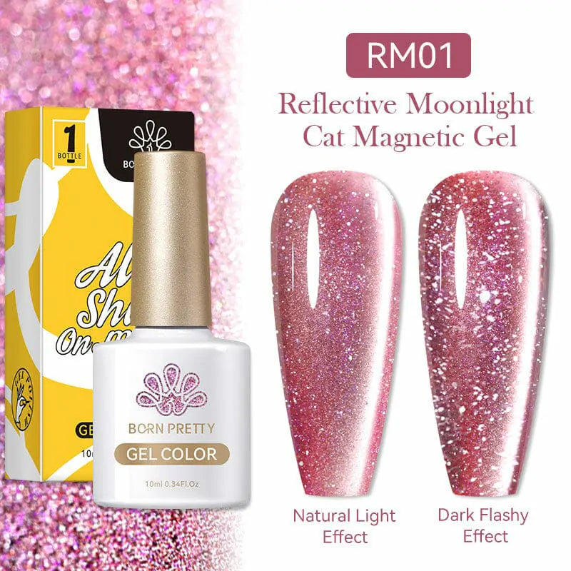 Born Pretty Reflective Moonlight Cat Magnetic Gel Polish RM01 (10ml)