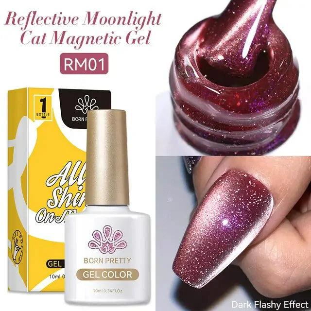 Born Pretty Reflective Moonlight Cat Magnetic Gel Polish RM01 (10ml)