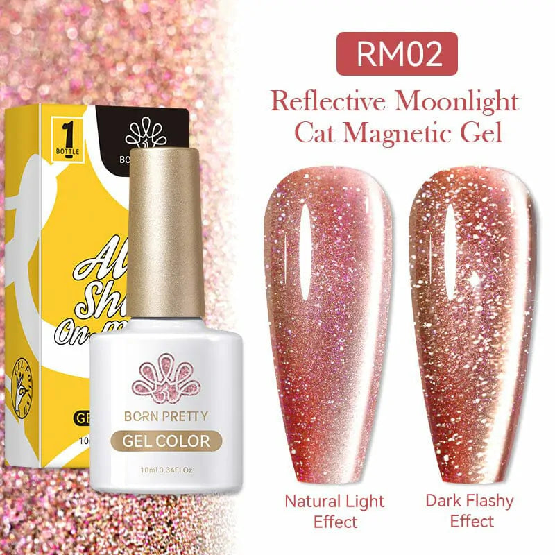 Born Pretty Reflective Moonlight Cat Magnetic Gel Polish RM02 (10ml)