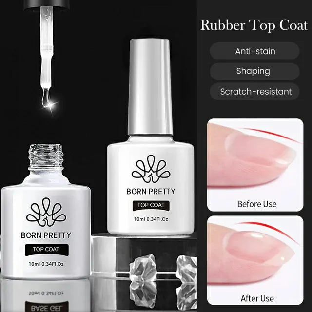 Born Pretty Rubber Top Coat (10ml)