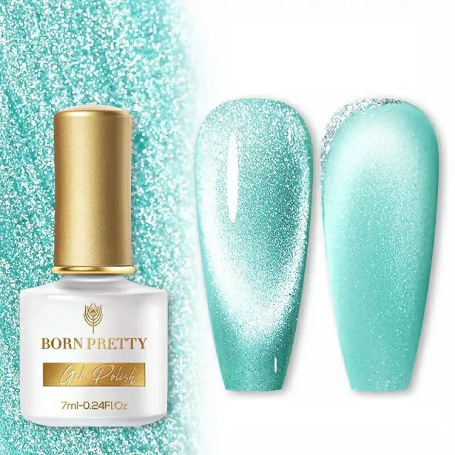 Born Pretty Sea Blue Cat Magnetic Gel Nail Polish SB12 (7ml)