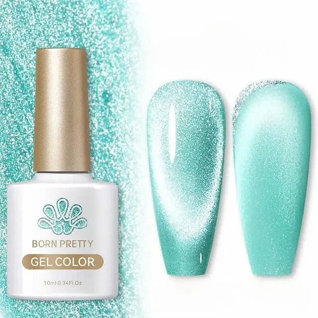Born Pretty Sea Blue Cat Magnetic Gel Polish SB01 (10ml)