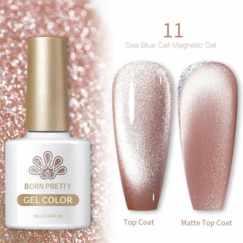 Born Pretty Sea Blue Cat Magnetic Gel Polish SB11 (10ml)
