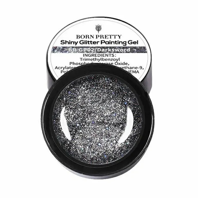 Born Pretty Shiny Glitter Darksword Painting Gel GP02 (5ml)