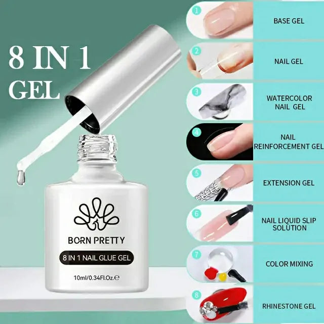 Born Pretty 8-in-1 Nail Glue Gel (10ml)