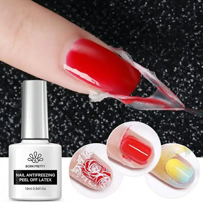 Born Pretty Silky White Series Antifreezing Nail Peel Off Latex (10ml)