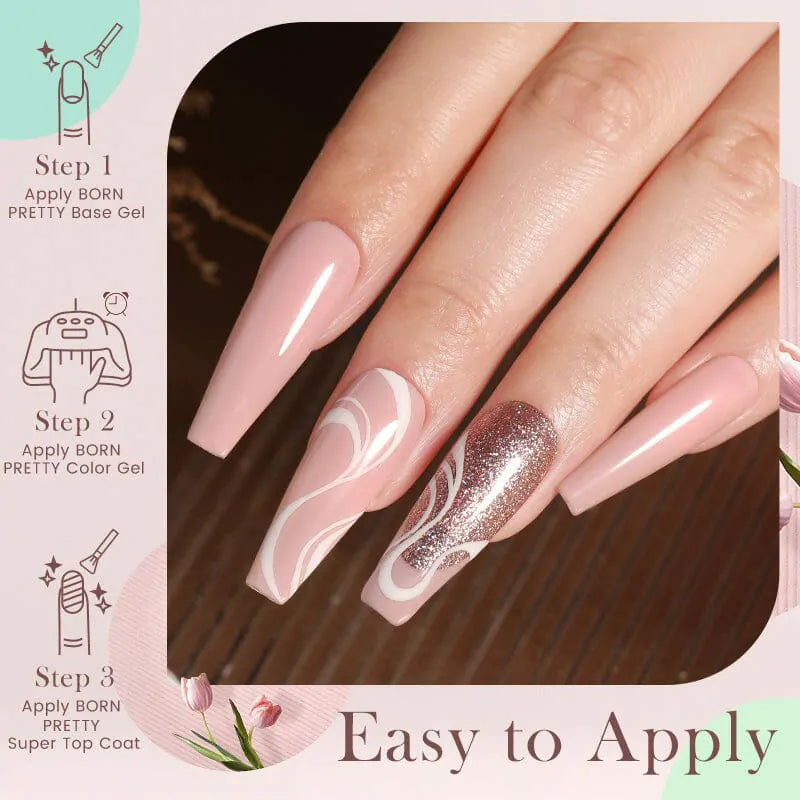 Born Pretty Silky White Series Gel Nail Polish CG130 (10ml)