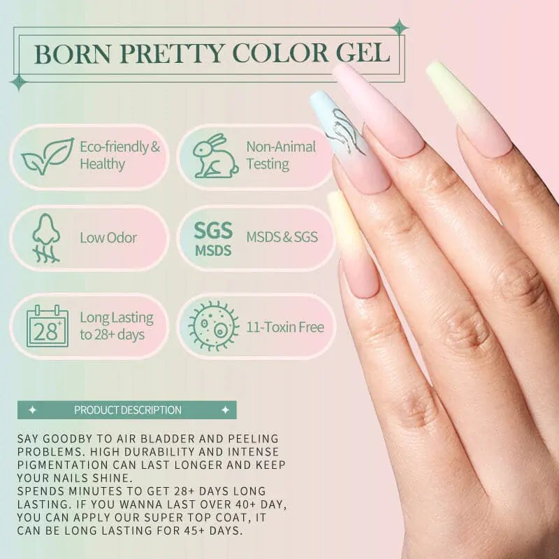 Born Pretty Silky White Series Gel Nail Polish CG130 (10ml)