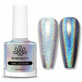 Born Pretty Silver Iridescent Nail Polish (10ml)