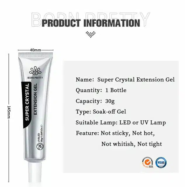 Born Pretty Super Crystal Extension Gel (30gm)