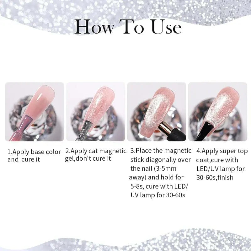 Born Pretty Super Shine Cat Magnetic Gel Nail Polish (10ml)