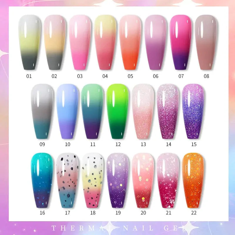 Born Pretty Thermal Color Changing Nail Gel Polish TN21 (10ml)