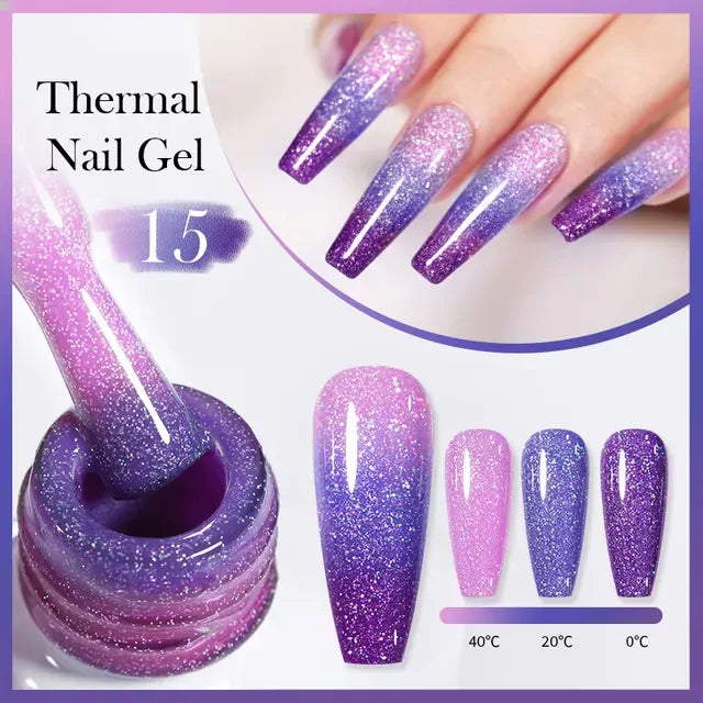 Born Pretty Thermal Color Changing Nail Gel Polish TN15 (10ml)