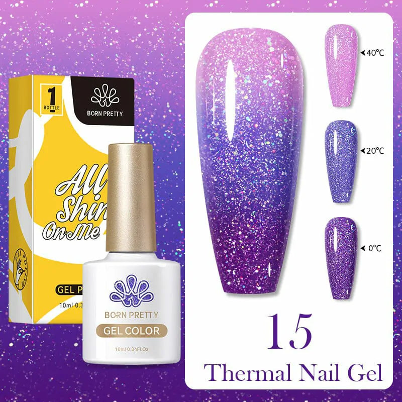 Born Pretty Thermal Color Changing Nail Gel Polish TN15 (10ml)