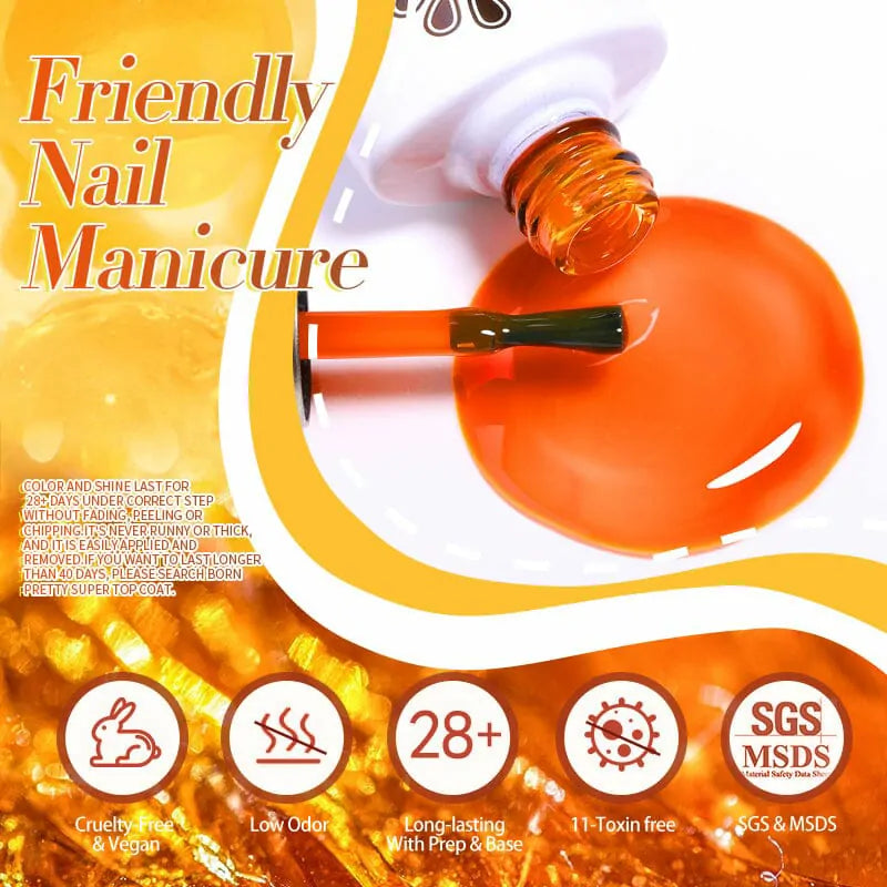 Born Pretty Transparent Jelly Gel Polish JN74 (10ml)