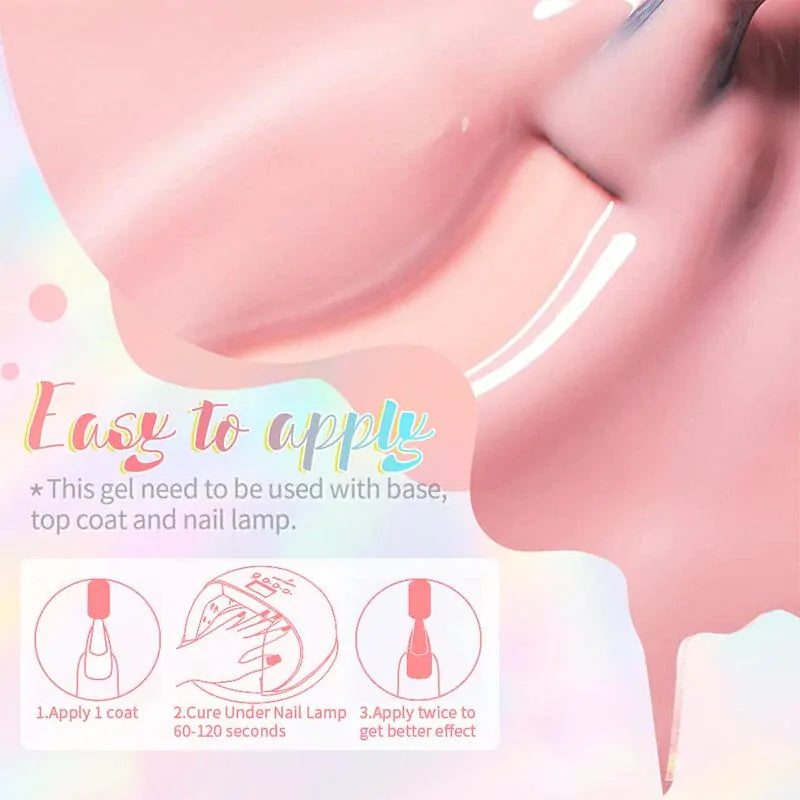 Born Pretty Transparent Jelly Gel Polish JN74 (10ml)