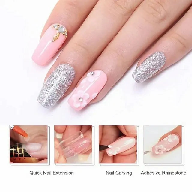 Born Pretty White Lotus Stamping Gel (8ml)