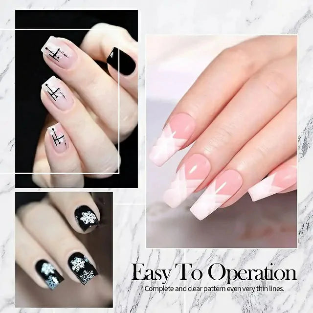 Born Pretty White Lotus Stamping Gel (8ml)