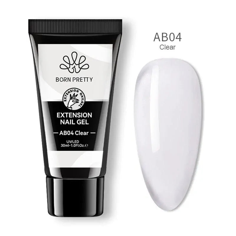 Born Pretty Clear Nail Extension Poly Gel AB04 (30ml)